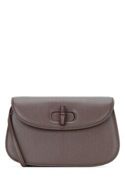 Gucci Bamboo Crossbody Bag Leather Black